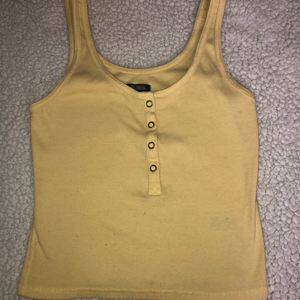 Yellow tank top